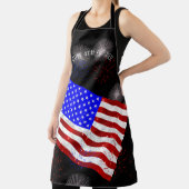 7月4日お祝い – 米国国旗 エプロン (インサイチュ)
