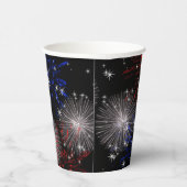 7月4日お祝い – 米国国旗 紙コップ (右)