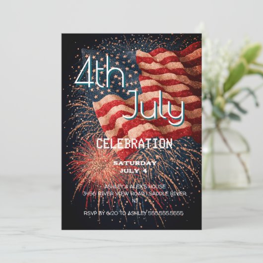 7月4日お祝いBash 招待状 (スタンド正面)