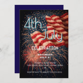 7月4日お祝いBash 招待状 (正面/裏面)