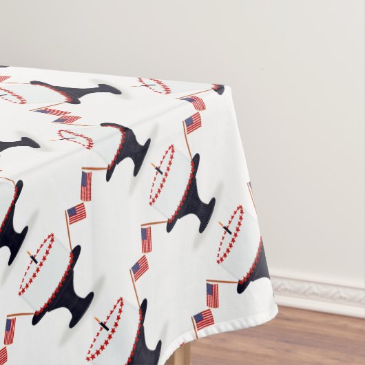 7月4日お誕生日ケーキテーマテーブルクロス テーブルクロス (インサイチュ)