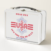 7月4日から飛び続ける メタルランチボックス (正面)