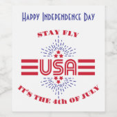 7月4日から飛び続ける ワインラベル (シングルラベル)