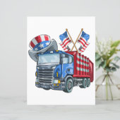 7月4日ごみトラックおかしなシャツ男女 (スタンド正面)