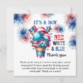 7月4日その少年 サンキューカード (正面)