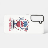 7月4日ちょうどポプシクル愛国心のために SAMSUNG GALAXYケース (裏面横)