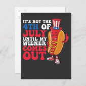 7月4日でウィナーが消え来る インビテーションポストカード (正面/裏面)