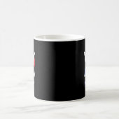 7月4日とYes私の誕生日独立記念日 コーヒーマグカップ (中央)