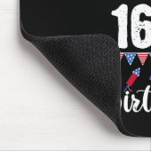 7月4日とYes私の16誕生日アメリカのFl マウスパッド (コーナー)