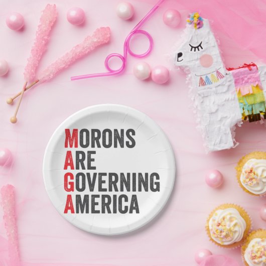 7月4日にアメリカを統治するモロン ペーパープレート (パーティー)