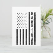 7月4日にホークおもしろいチュアが唾を吐く サンキューカード (スタンド正面)