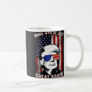 7月4日に再びトランプ素晴らしを作る コーヒーマグカップ