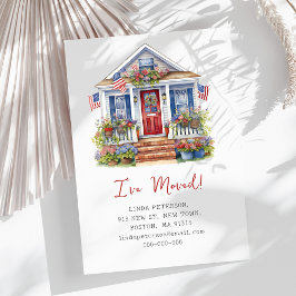 7月4日に新しい住所を変更 ノートカード