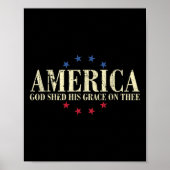 7月4日に神は彼の恵みを流された ポスター (正面)