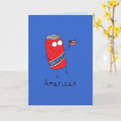 7月4日のおもしろカード カード (黄色い花)