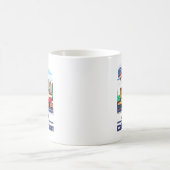 7月4日のお祝いの喜び コーヒーマグカップ (中央)