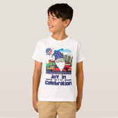 7月4日のお祝いの喜び Tシャツ (正面フル)