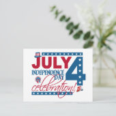 7月4日のお祝いはがきカスタマイズ, ポストカード (スタンド正面)