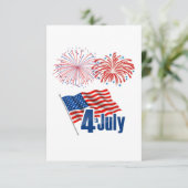 7月4日のお祝い エンクロージャーカード (スタンド正面)