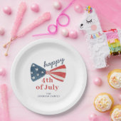 7月4日のかわいいハッピーイベント ペーパープレート (パーティー)
