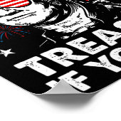 7月4日のみ反逆ジョージもしを失うおもしろい ポスター (角)