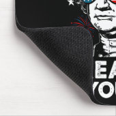 7月4日のみ反逆ジョージもしを失うおもしろい マウスパッド (コーナー)