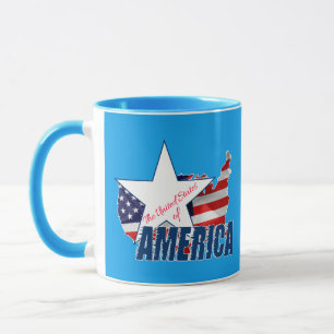 7月4日のアメリカ合衆国 マグカップ