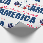 7月4日のアメリカ合衆国 ラッピングペーパー (角)