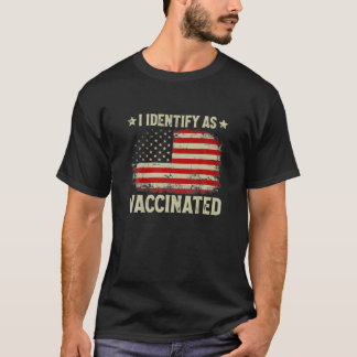 7月4日のアメリカ国旗の予防接種と見なした Tシャツ