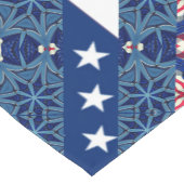 7月4日のアメリカ愛国国旗 ショートテーブルランナー (コーナー)