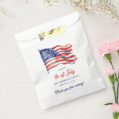 7月4日のアメリカ愛国国旗 フェイバーバッグ (封をした状態)