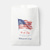 7月4日のアメリカ愛国国旗 フェイバーバッグ (正面)