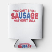 7月4日のアメリカ抜きでソーセージを綴おもしろいることはできない 缶クーラー (正面)