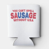 7月4日のアメリカ抜きでソーセージを綴おもしろいることはできない 缶クーラー (裏面)