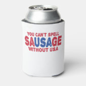 7月4日のアメリカ抜きでソーセージを綴おもしろいることはできない 缶クーラー (缶裏面)