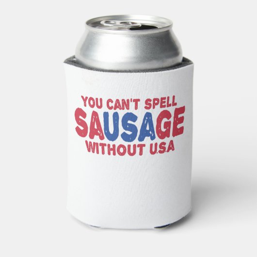 7月4日のアメリカ抜きでソーセージを綴おもしろいることはできない 缶クーラー (缶裏面)