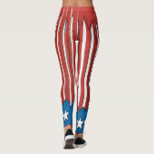 7月4日のアート愛国的レギンス レギンス (裏面)