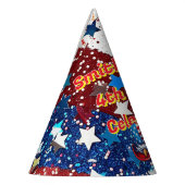 7月4日のカスタマイズ可能なパーティー帽子 パーティーハット (左)