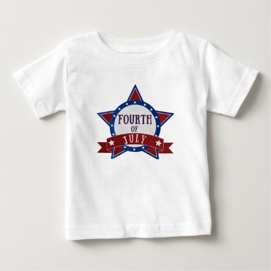 7月4日のギッター ベビーTシャツ (正面)