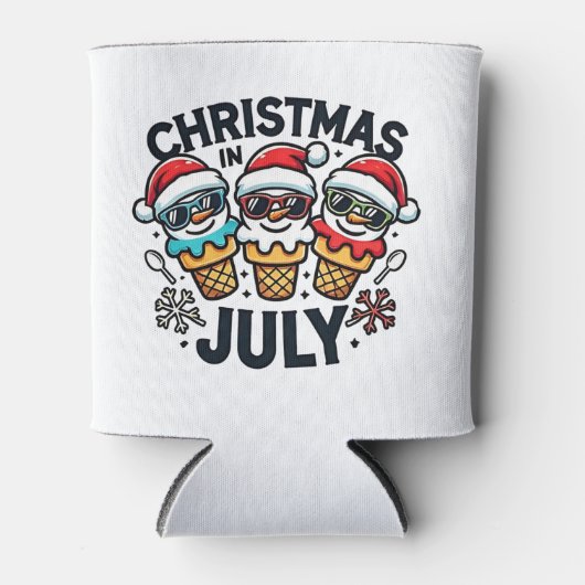 7月4日のクリスマスアイスUSA 缶クーラー (正面)