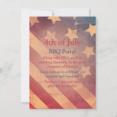 7月4日のグラデーションパーティの招待状 招待状 (正面)