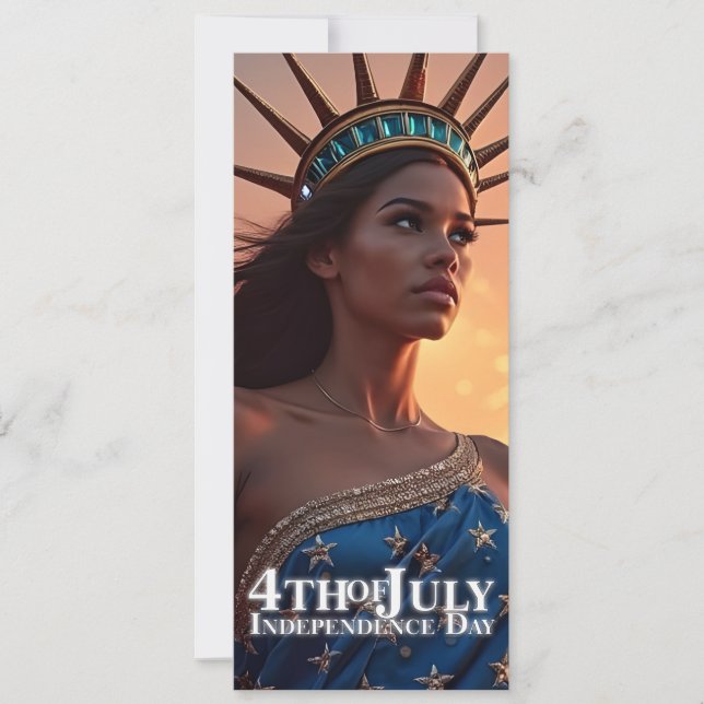 7月4日のデザイン – 花火と自由 (正面)