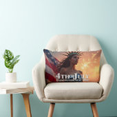 7月4日のデザイン – 花火と自由 ランバークッション (椅子)