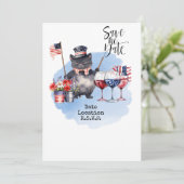 7月4日のネコ招待はアメリカのデートを救う 招待状 (スタンド正面)