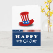 7月4日のハッピーカード カード (黄色い花)