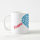 7月4日のハートマグカップ コーヒーマグカップ (左)