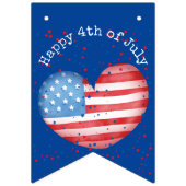 7月4日のバンティンカスタムグバナーアゲハチョウ バンティングフラッグ (第1の旗)