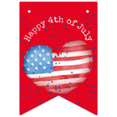 7月4日のバンティンカスタムグバナーアゲハチョウ バンティングフラッグ (第3の旗)