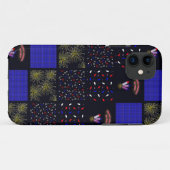 7月4日のパッチワークパターン - 7月4日 Case-Mate iPhoneケース (裏面(横))