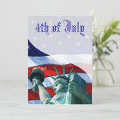 7月4日のパーティの招待状 招待状 (スタンド正面)